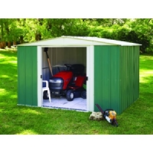 Rowlinson Metal Apex shed W/O floor 10x8