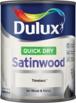 Dulux Quick Dry Satinwood Timeless 750ml £15.99