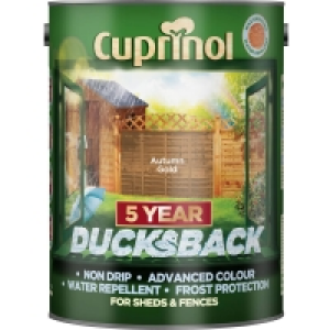 Cuprinol Ducksback Autumn Gold 5L &pound;10.00