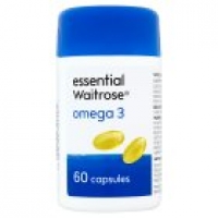 Waitrose  essential Waitrose omega 3 capsules