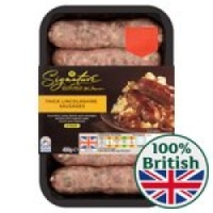 M Signature Thick Lincolnshire Sausages £2.48