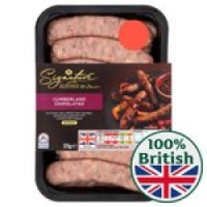 M Signature Cumberland Chipolata Sausages 12 £2.48