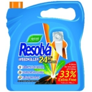 Westland Resolva 24 Hour Weedkiller 4L &pound;10.00
