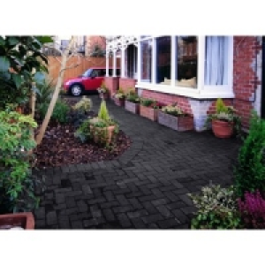 Marshalls Block Paving 200x100mm Charcoal 488 Pack &pound;126.88