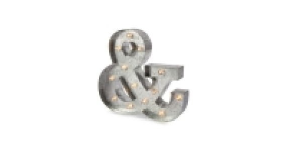 Zinc LED & Sign £8.99