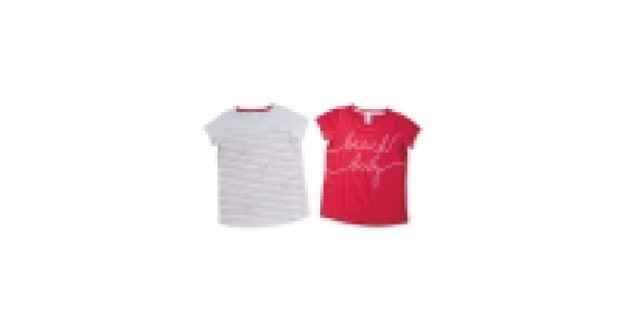 Pink and White Childrens T-Shirts