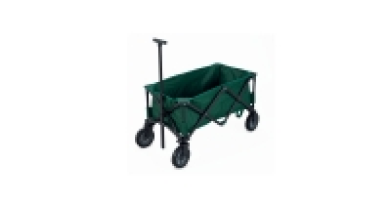 Aldi  Heavy-Duty Folding Trolley in Green