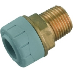 Polyplumb Male Adaptor 15mmx1/2in