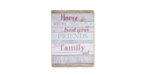Family Are Like Friends Wooden Sign