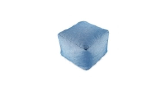 Blue Metallic Vintage Bean Cube