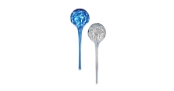 Water Globes White/Blue 2-Pack