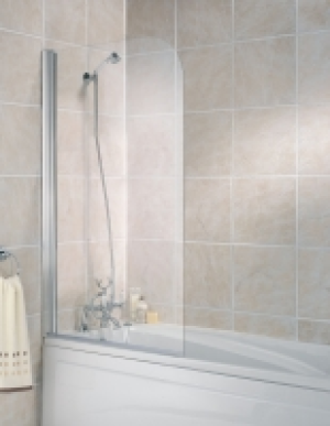 Wickes Half Bath Screen Silver Effect Frame 1400mm £69.99