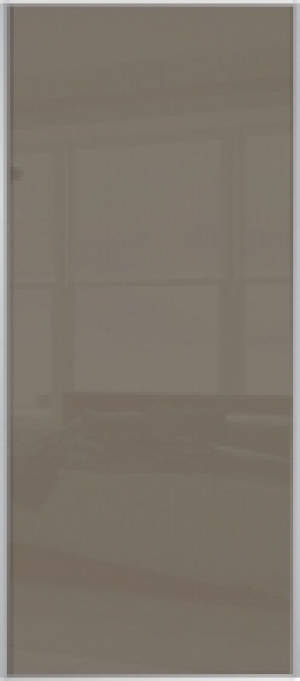 Wickes Sliding Wardrobe Door Silver Framed Single Panel Capp £89.99