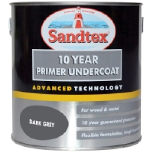 Sandtex 10 Year Primer/Undercoat Dark Grey 2.5 Litre £29.00