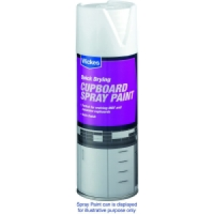 Wickes Cupboard Spray Paint White 400ml