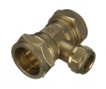 Wickes Compression Reducing Tee 22 x 15 x 22mm £2.95
