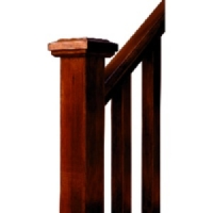 Hemlock Contemporary Newel Post Cap