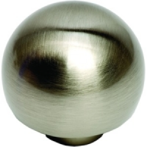 Wickes Ottowa Ball Knob Satin Nickel 32mm 10 Pack £6.17