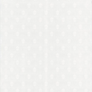 Paintable Blown Vinyl Fleur De Lys White 10m