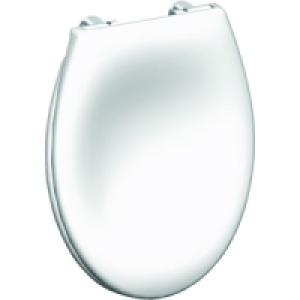 White Thermoset Toilet Seat
