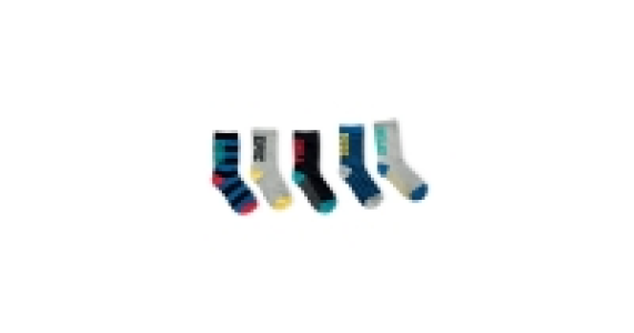 Slogan Childrens Socks 5 Pack £2.99