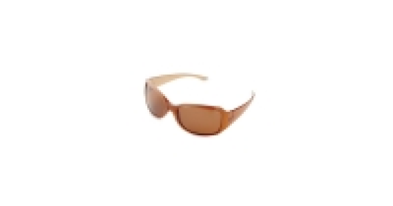 Brown Rectangular Framed Sunglasses