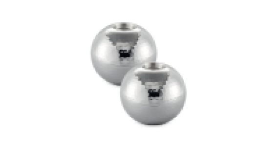 Steel Tea Light Holders 2-Pack