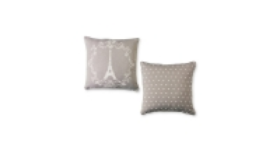 Eiffel Tower Cushion Cover 2-Pack