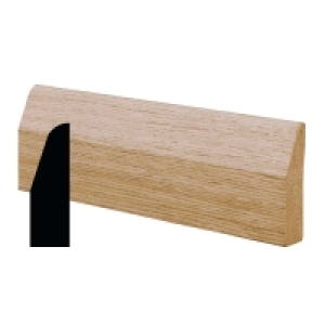 Wickes Chamfered Oak Veneer Architrave 15 x 69 x 2100mm sng