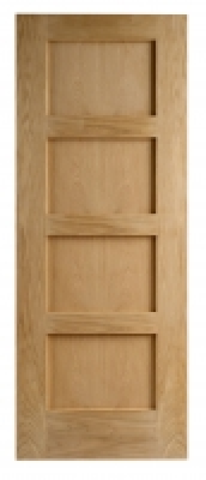 Wickes Marlow Internal Oak Veneer Door 4 Panel 1981x762mm