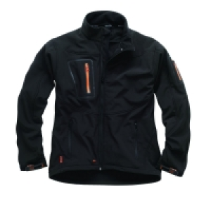 Scruffs Soft Shell Jacket Black Size Medium