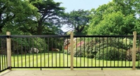 Probuilt Deck Railing Kit 1800mm x 1067mm Black £99.00