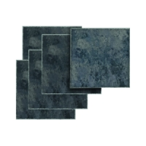 Wickes Vinyl Tiles Black Slate 305 x 305mm 11 Pack &pound;9.99