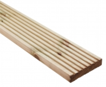 Wickes Premium Reversible Pine Deck Board 28 x 140 x 4.8m