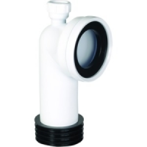 WC Connector With Waste 90Deg
