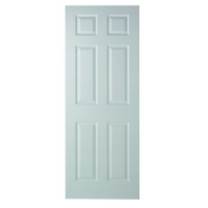 Wickes Woburn Internal Moulded Door White Primed 6 Panel 198