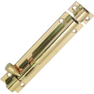 Wickes Barrel Bolt Brass Effect 102mm