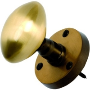 Wickes Nimes Mortice Door Knob Antique Brass