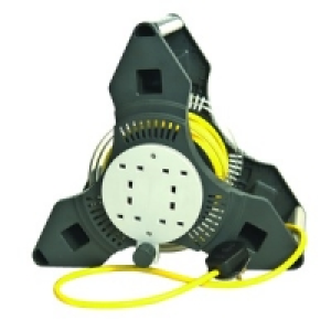 Tri Pro Cable Reel 4 Sockets 25m