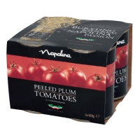 Budgens  Napolina Tomatoes Chopped,plum