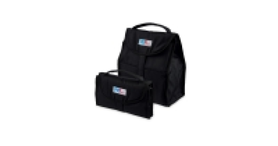 Black Freezable Lunch Sack