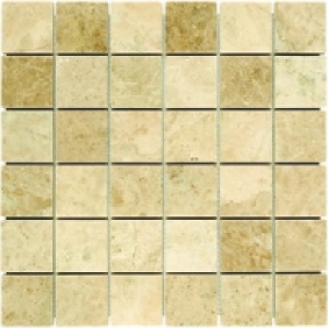 Wickes Beige Polished Marble Mosaic Tile 305x305mm £19.00
