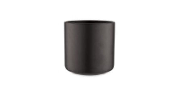 Anthracite Cylinder Ceramic Pot