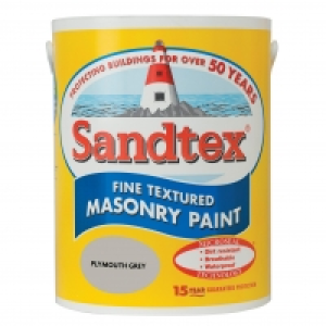 Sandtex Textured Masonry Plymouth Grey 5L