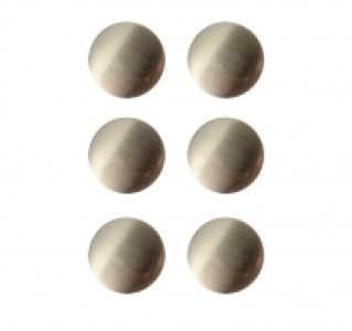 Wickes Victorian Knobs Brushed Nickel Finish 38mm 6 Pack £16.99