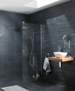 Wickes Riven Grey Matt Slate Floor Tile 300 x 300mm