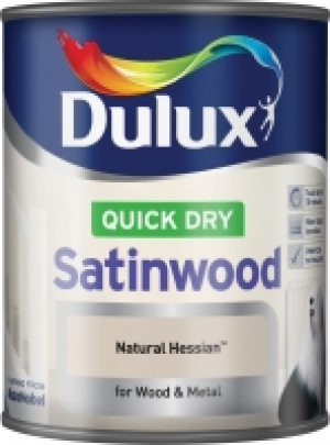 Dulux Quick Dry Satinwood Natural Hessian 750ml £15.99