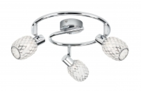 Philips Deltoid 3 Bar Spotlight Polished Chrome & Glass