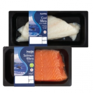SuperValu Salmon Fillets, SuperValu Cod Fillets