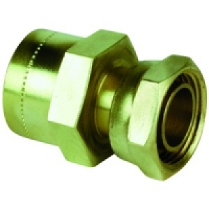 Copper Pushfit Tap Connector 15mmx1/2in